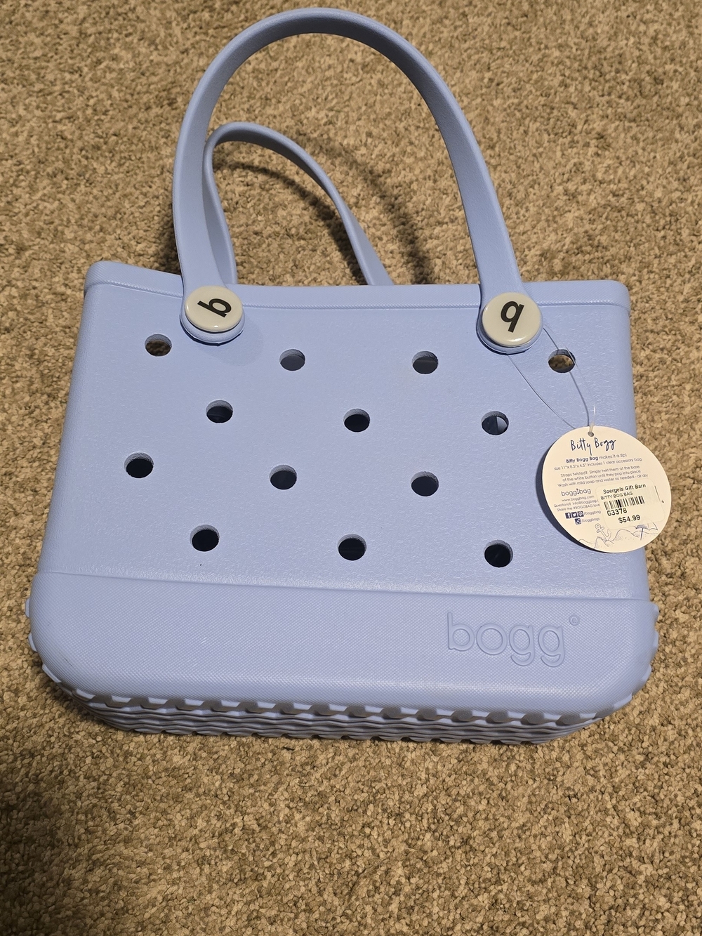 Bitty Bogg Bag In Carolina Blue